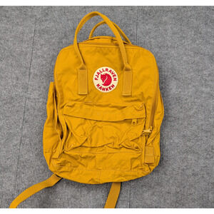 Fjallraven Kanken Backpack 13" Mustard Yellow Waxed Canvas Outdoors Utility